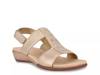 Hazel Wedge Sandal Gold Metallic view