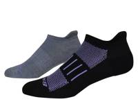 Ghost Midweight No Show Socks - 2 Pack Purple/Black view