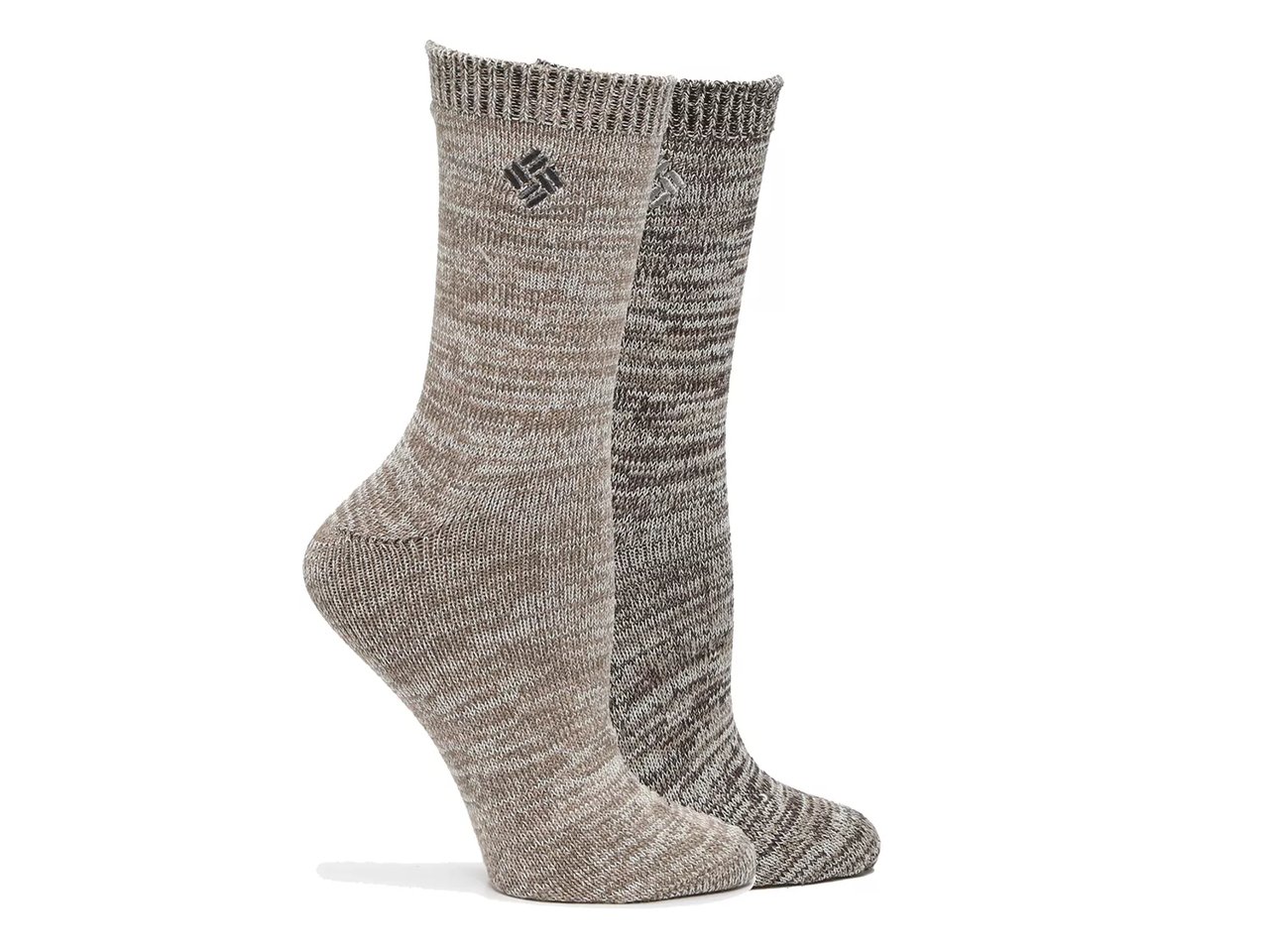 Supersoft Marled Women's Crew Socks - 2 Pack