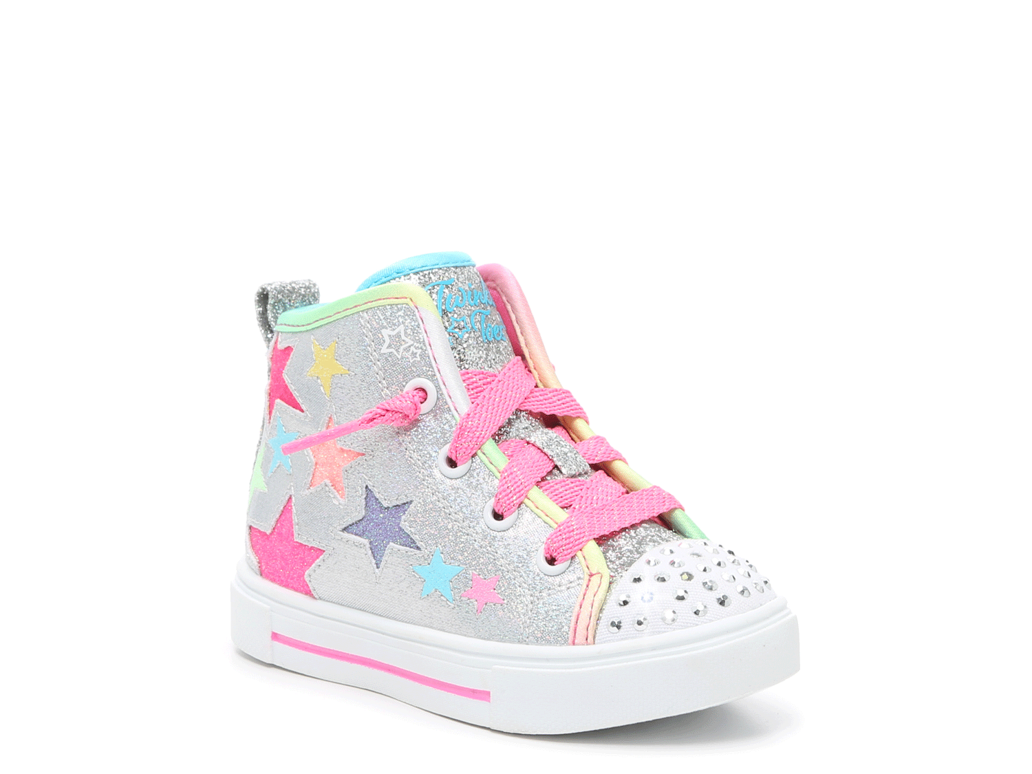 Twinkle Sparks Light-Up Sneaker - Kids' Silver Metallic view