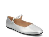 Carrie Mary Jane Flat Silver Metallic view