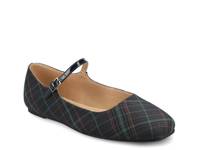 Carrie Mary Jane Flat Navy Plaid view