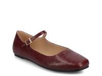 Carrie Mary Jane Flat Oxblood view