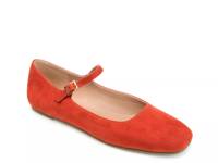 Carrie Mary Jane Flat Orange view