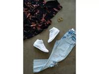 Freestyle Hi High-Top Sneaker - Women's White view