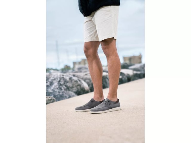 Nunn Bush Brewski Moc Toe Slip On Shoes Gray Knit Comfort Mens Size 11 Brewski Moc Toe Slip On Men main image 3