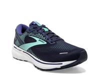 Ghost 14 Running Shoe - Women's Navy/Turquoise/Purple view
