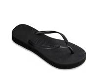 Slim Flatform Flip Flop - Women's Black view