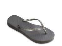 Slim Flatform Flip Flop - Women's Grey view