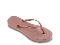 Slim Flatform Flip Flop - Women's Rose Red view