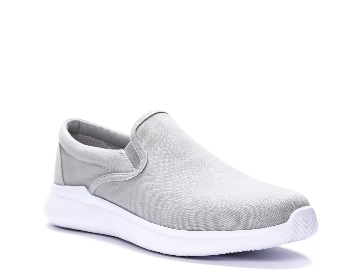 Propet Extra Wide Width Finch SlipOn Sneaker | Women's | Grey | Size 6.5 | Slip-Ons | Sneakers