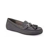 Deanna Loafer Charcoal Grey Fabric view