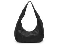 Clayr Leather Hobo Bag Black view