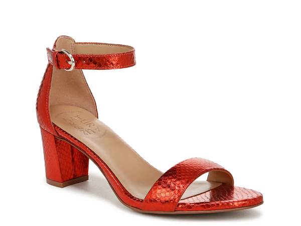 Featuring the women's Naturalizer Vera Sandal. Click to shop women's Orange Heels at DSW Designer Shoe Warehouse.