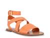 Cevie Gladiator Sandal Orange Croc Print view