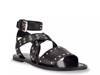 Cevie Gladiator Sandal Black Croc Print view