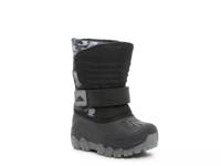 Camo Light-Up Snow Boot - Kids' Black/Grey Camouflage view