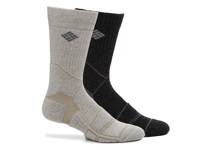 Hike Men's Crew Socks - 2 Pack Beige/Black view