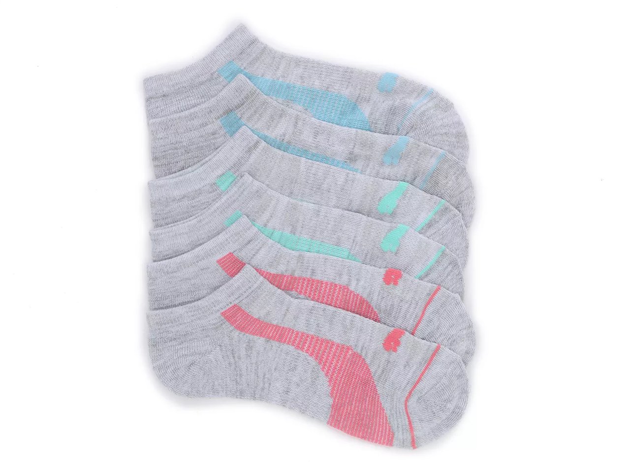 Terry Women's No Show Socks - 6 Pack
