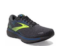 Ghost 14 Running Shoe - Men's Black & Green view