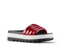 Prato Platform Sandal Red view
