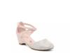 Tiffany 2 Pump - Kids' Light Pink/Silver Iridescent view
