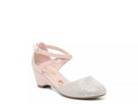 Tiffany 2 Pump - Kids' Light Pink/Silver Iridescent view