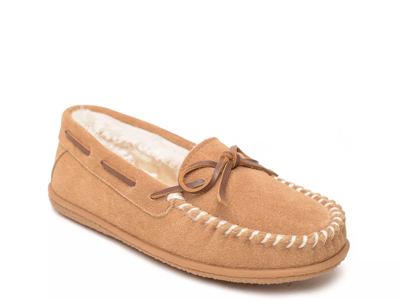 Camp Tie Moccasin Slipper