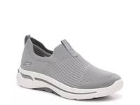 GOwalk Arch Fit Iconic Slip-On Sneaker Grey view