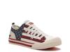 Joint Slip-On Sneaker Red/White/Blue Stars & Stripes Print view