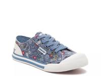 Jazzin Sneaker Blue Floral Print view