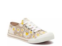 Jazzin Sneaker Beige Daisy Print view