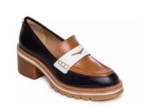 Selma Loafer Cognac/White/Black view