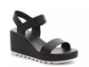 Cameron Wedge Sandal Black view