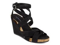 Phoenix Wedge Sandal Black view