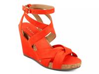 Phoenix Wedge Sandal Blood Orange view