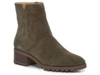 Melendi Bootie Olive Green Suede view