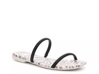 Lester Sandal Black/White Zebra/Snake Print view