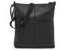 Iris Leather Crossbody Bag Black Leather view