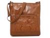 Iris Leather Crossbody Bag Brown Leather view