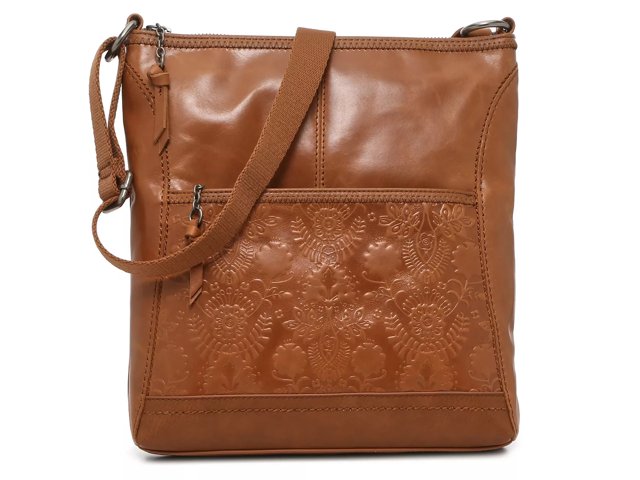 Iris Leather Crossbody Bag