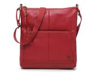 Iris Leather Crossbody Bag Red view