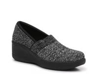 Pier-Lite Wow Factor Wedge Slip-On - Women's Black view