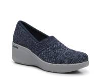 Pier-Lite Wow Factor Wedge Slip-On - Women's Navy view
