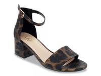 Noelle Sandal Dark Brown Leopard Print view