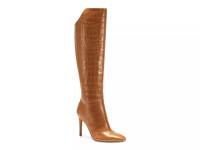 Fenindy Over-the-Knee Boot Cognac Croc Print view