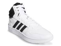 Hoops 3.0 Mid Classic Vintage Sneaker - Men's White/Black view