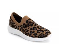 Karen Waterproof Slip-On Sneaker Brown/Black Leopard Print view