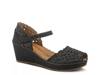 Gennina Wedge Sandal Black view