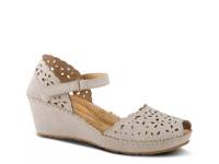 Gennina Wedge Sandal Grey view